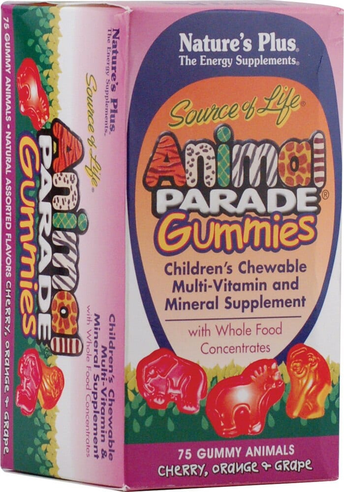 Nature's Plus Children's Animal Parade Multi-Vitamin and Mineral Gummies 75  Count, 75 ct - Fry's Food Stores