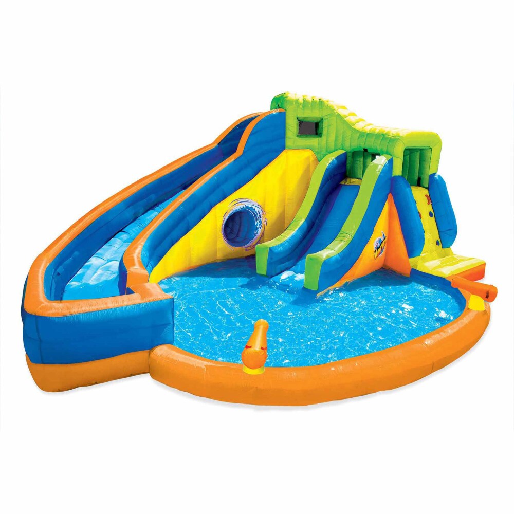 Banzai Pipeline Twist Kids Inflatable Backyard Waterpark Activity Play  Center, 1 Piece - Pay Less Super Markets