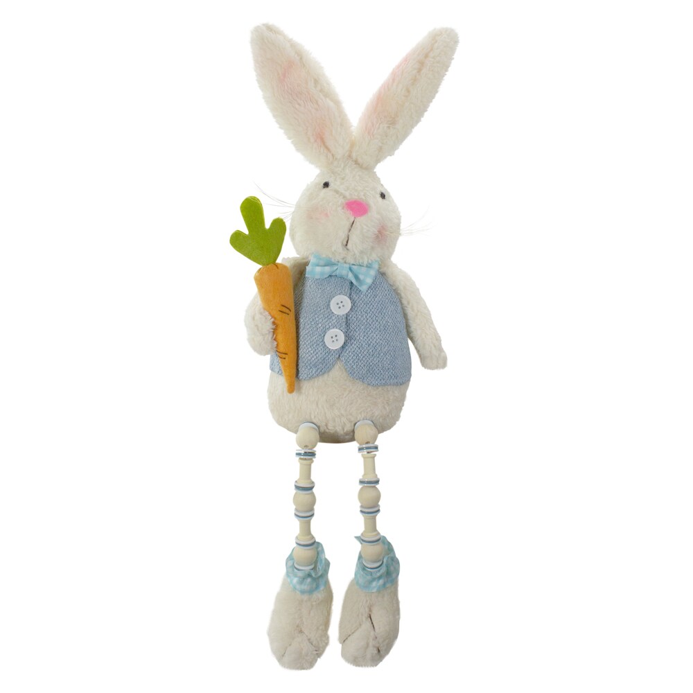 Northlight Easter Bunny Boy Rabbit with Carrot and Dangling