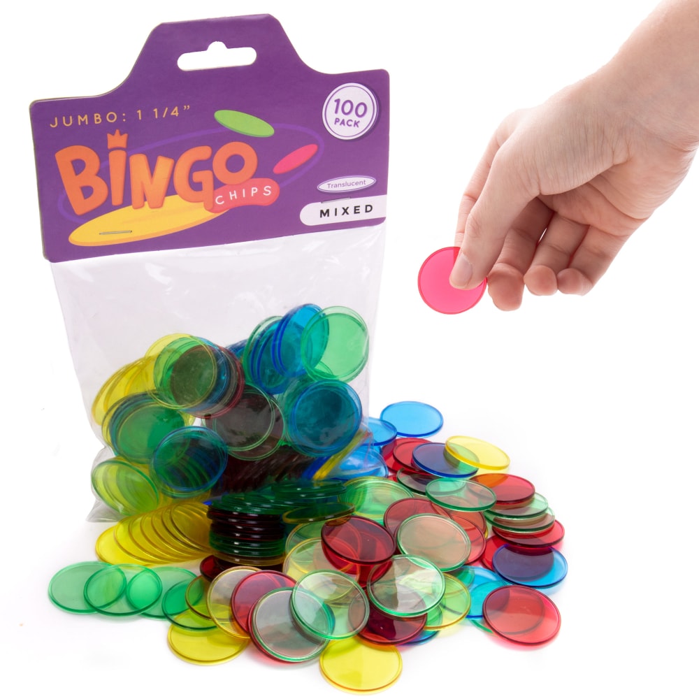 Bingo chips magnetic