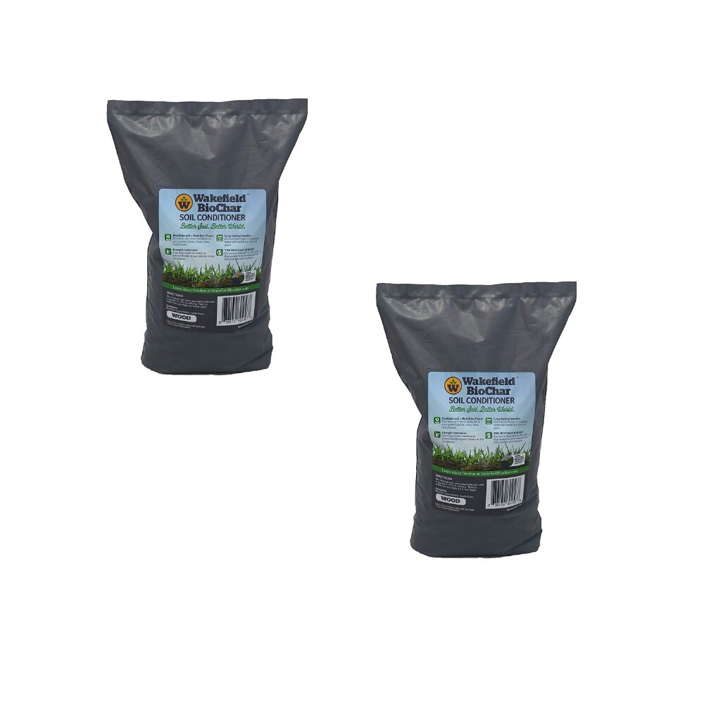 1 lb. Premium Biochar Organic Garden Soil Conditioner (2-Pack)