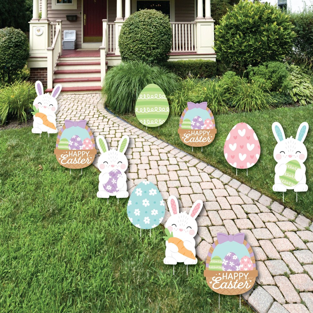 Big Dot of Happiness Spring Easter Bunny - Lawn Decor