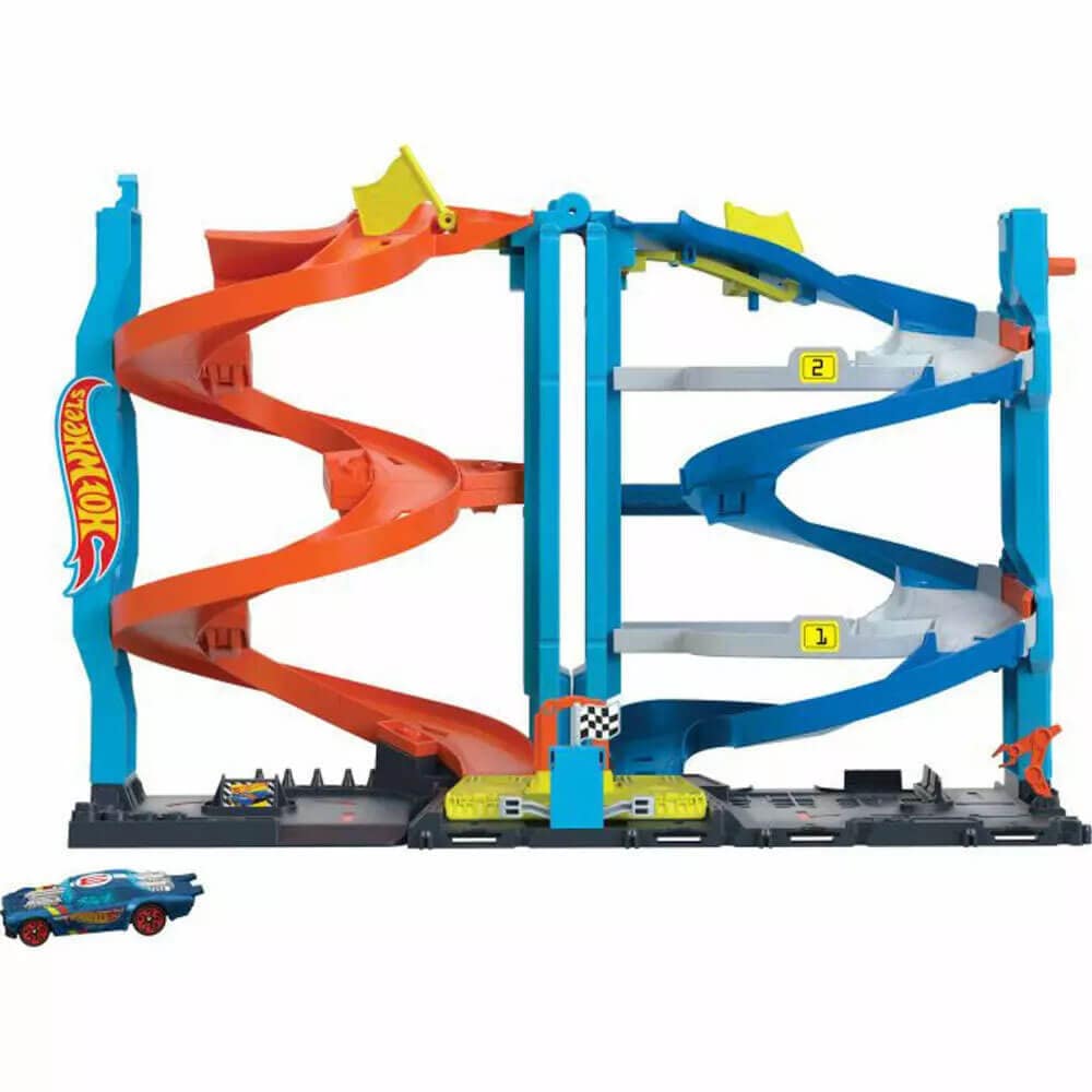 Mattel Hot Wheels City Transforming Race Tower playset