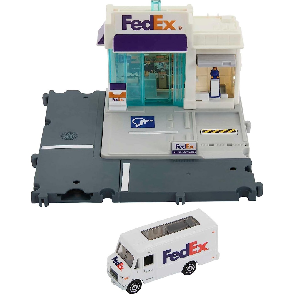 Matchbox Action Drivers Fedex Package Center Playset, 1 - QFC