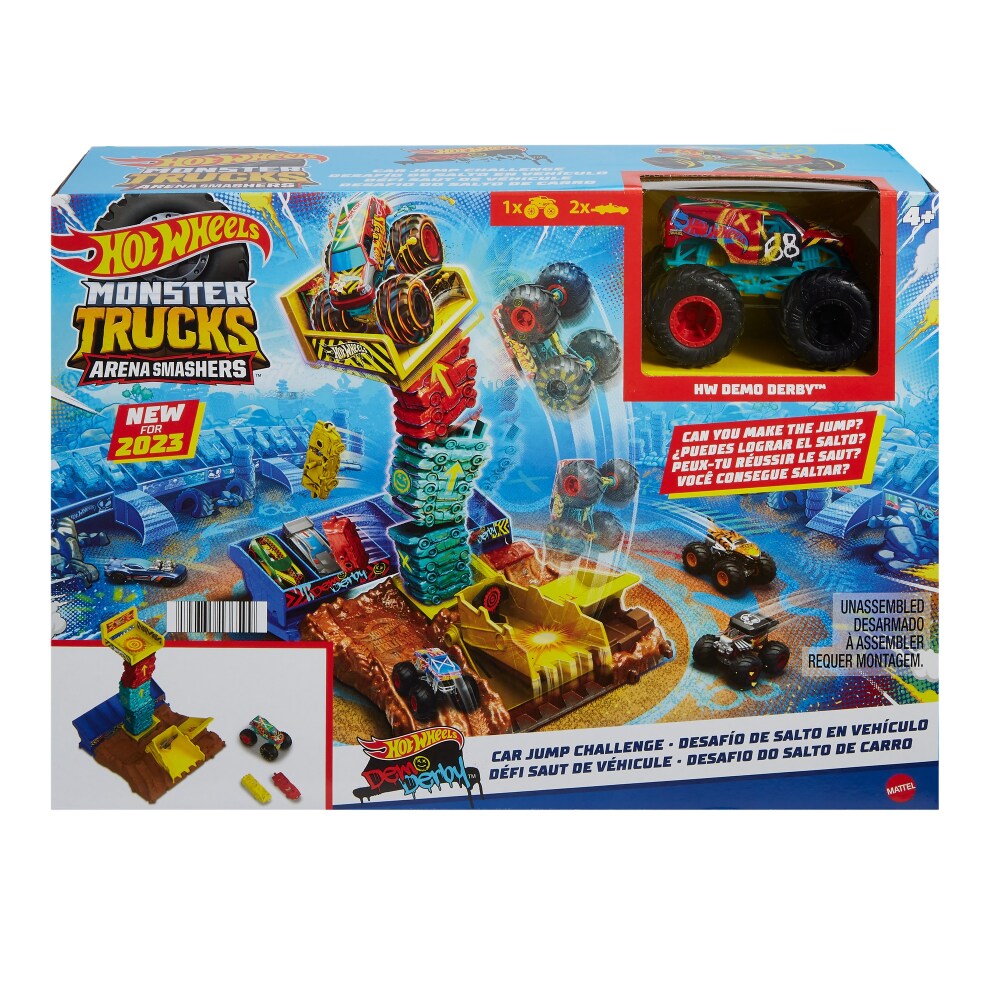 Collision Crusher Hot Wheels Monster Trucks Live 1 :64 Show