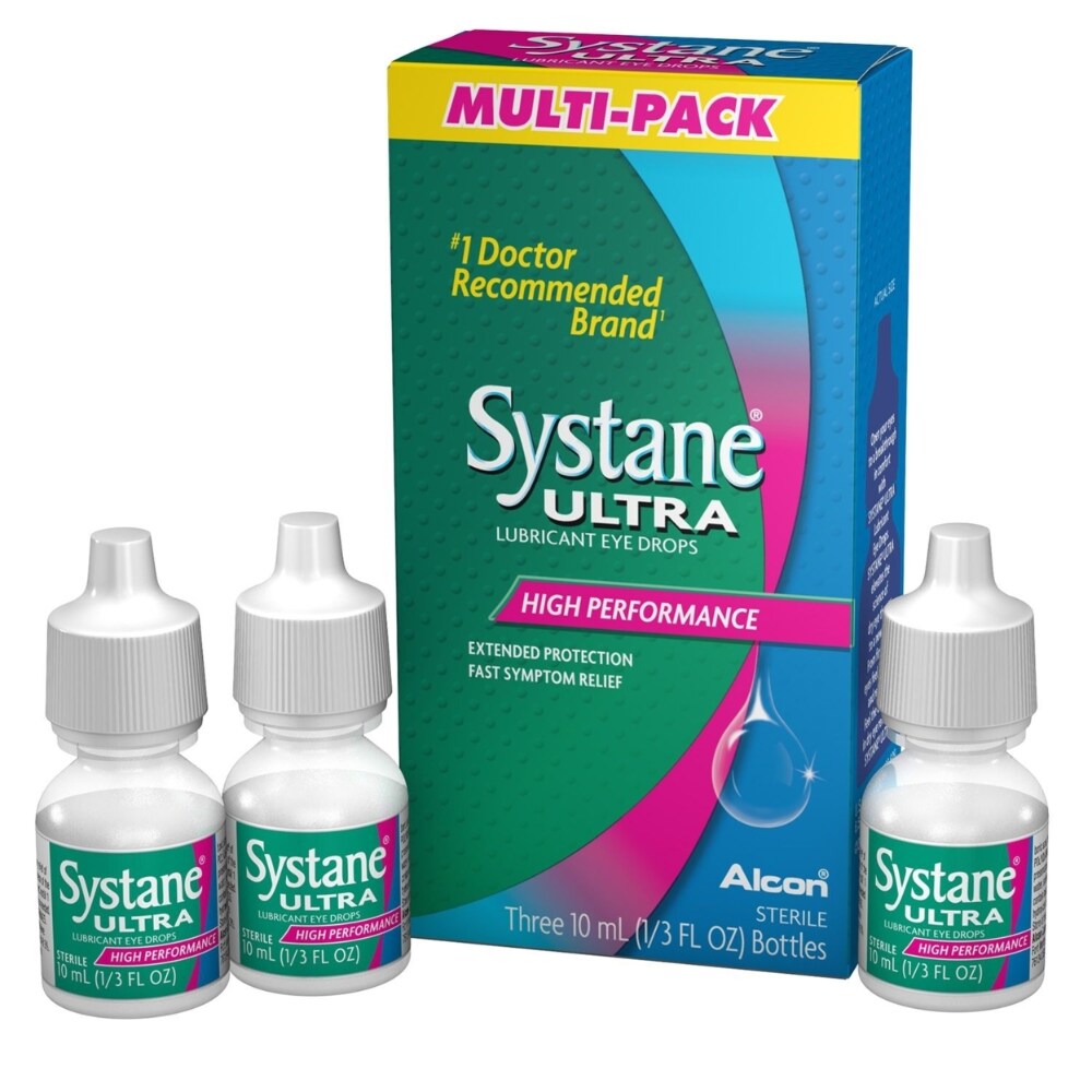 Systane Ultra Lubricant Eye Drops (10ml., 3 Pack)