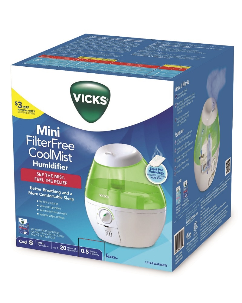 vicks filter free humidifier