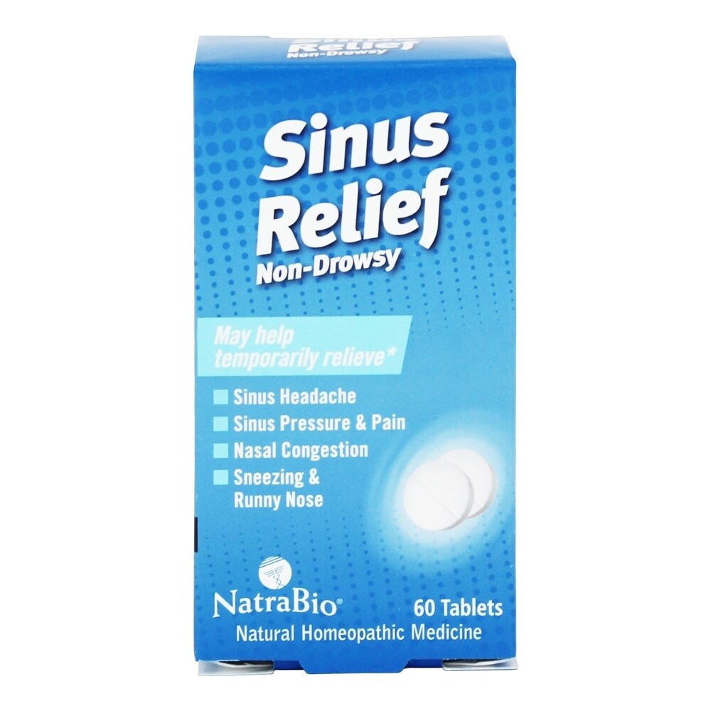 Natrabio Non Drowsy Sinus Relief Tablets 60 Ct Pick N Save