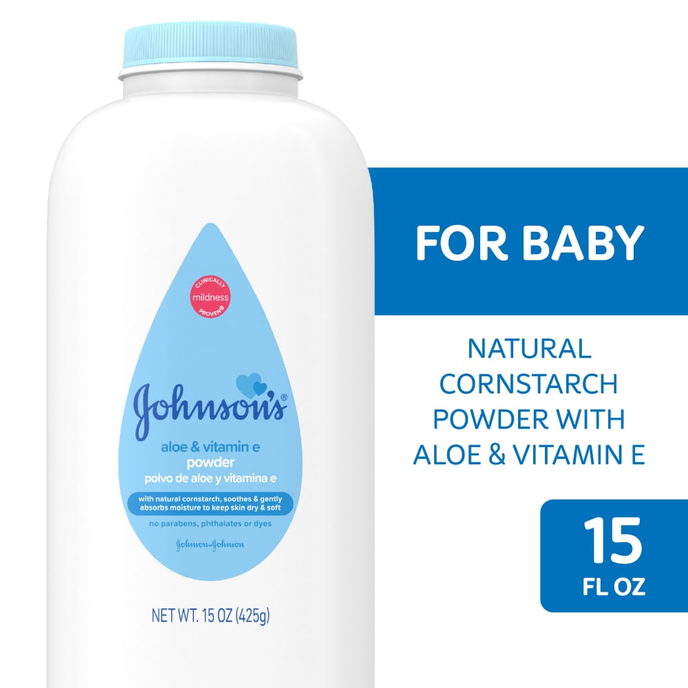 johnson cornstarch baby powder safe