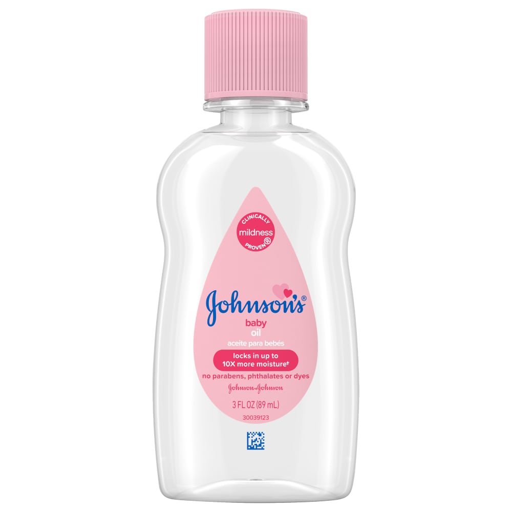 baby oil and lotion