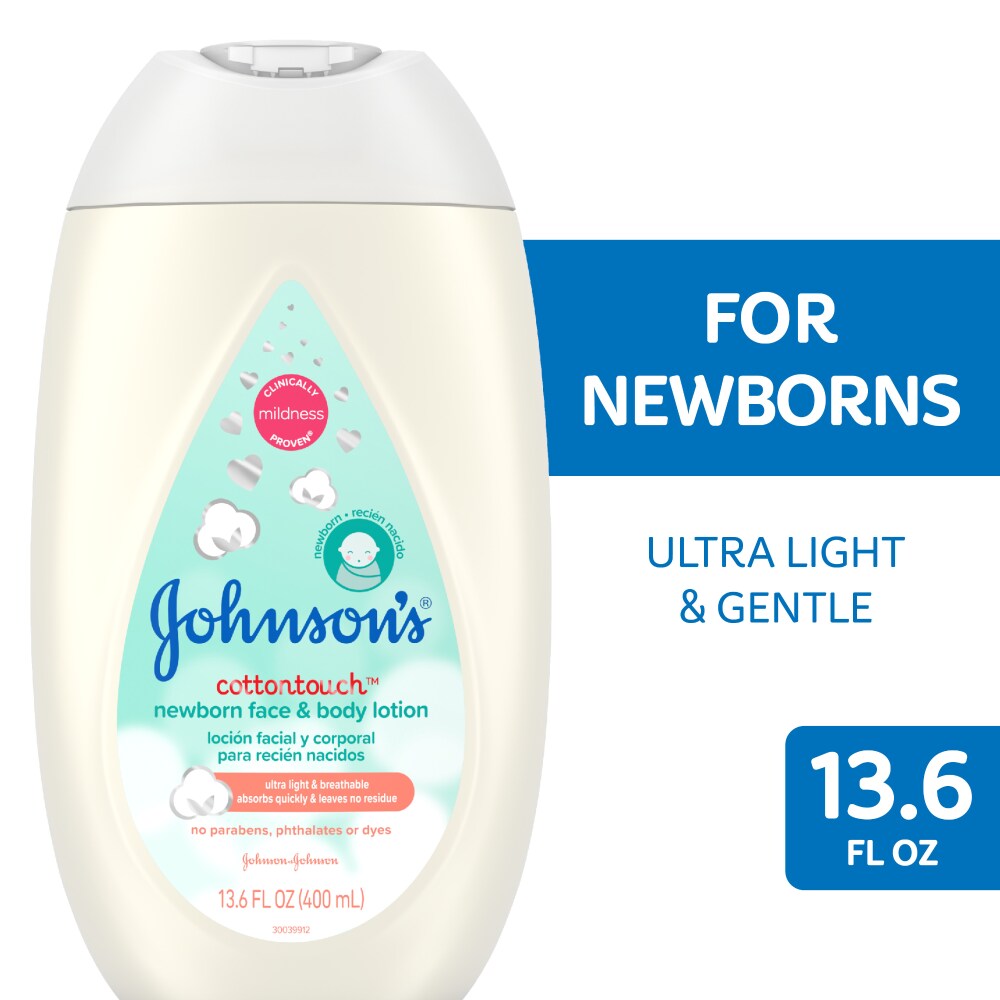 johnson's bedtime lotion on newborn