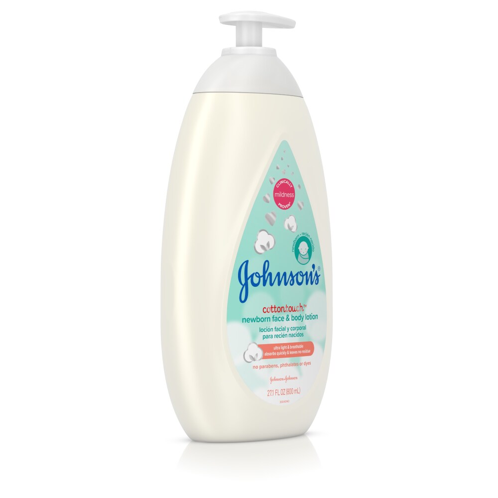 johnson's cottontouch newborn face and body lotion