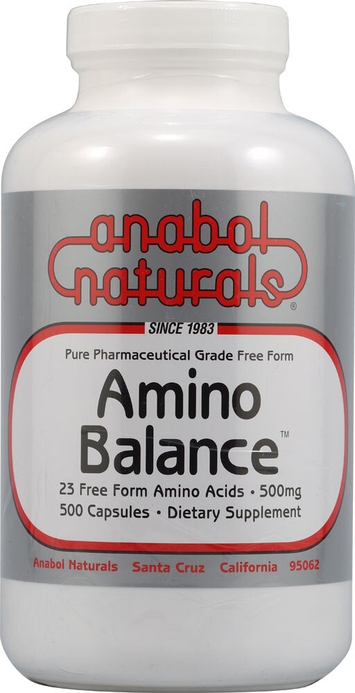 Food 4 Less - AnabolNaturals Amino Balance, 500 mg - 500 Capsules