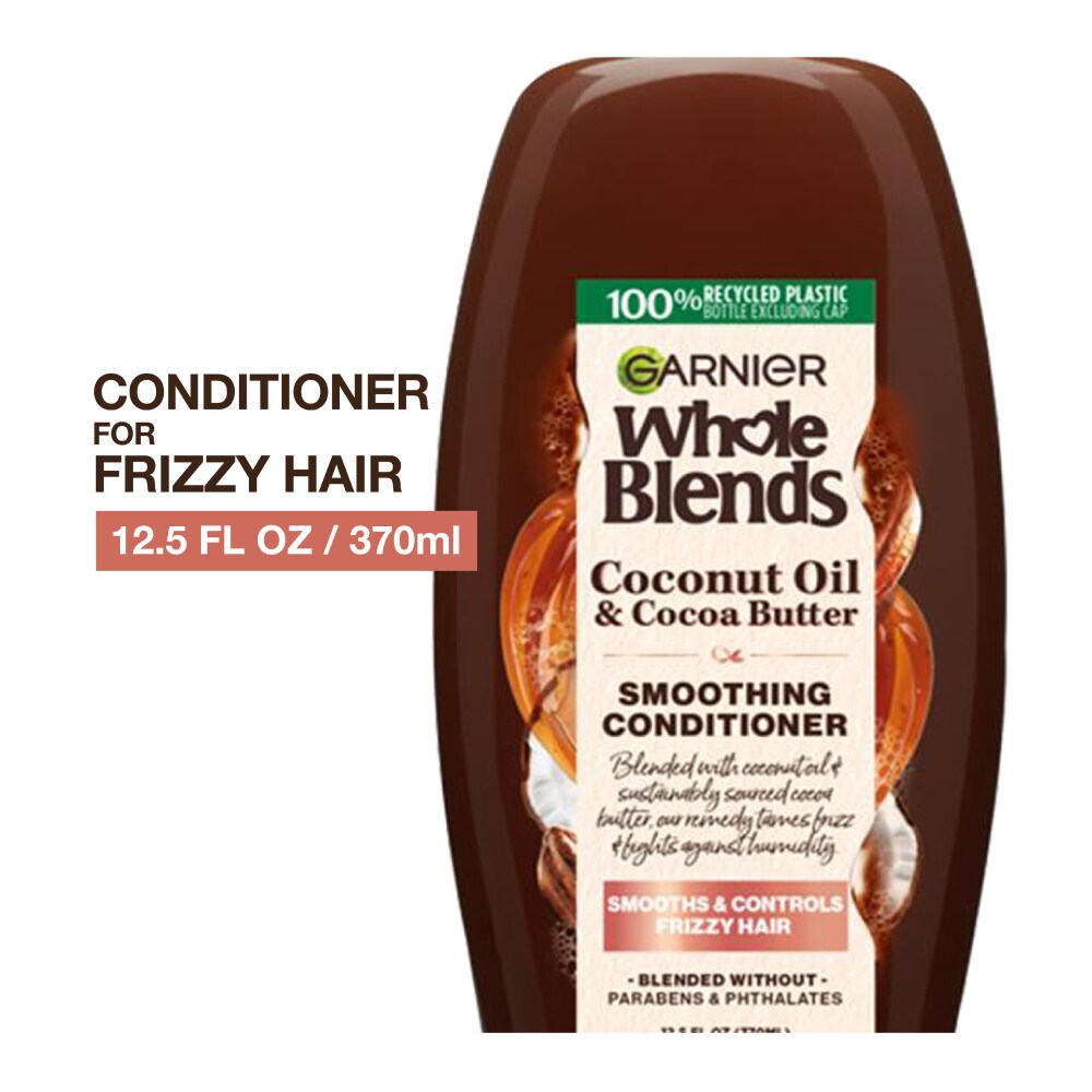 Garnier Whole Blends Coconut Oil Cocoa Butter Smoothing Conditioner 12 5 Fl Oz Qfc