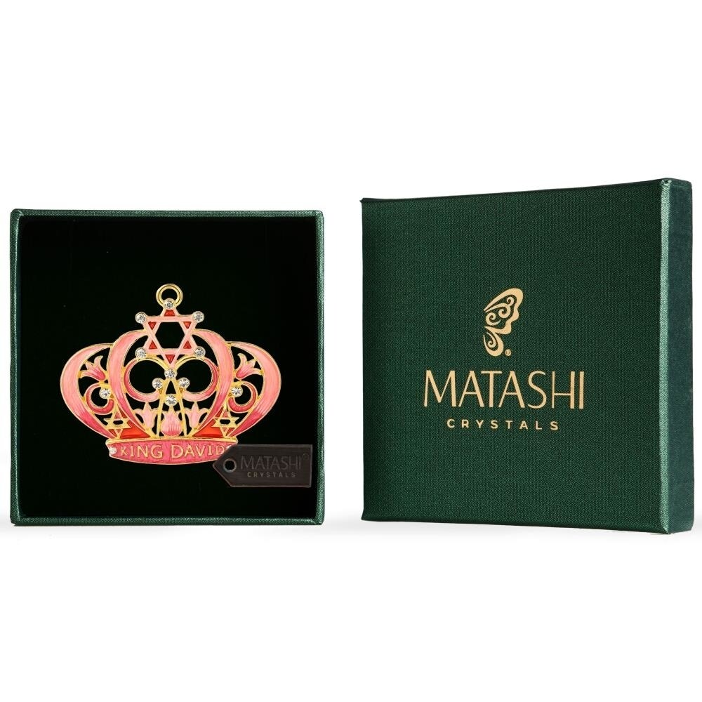 King David's Crown With Star Of David Hanging Ornament