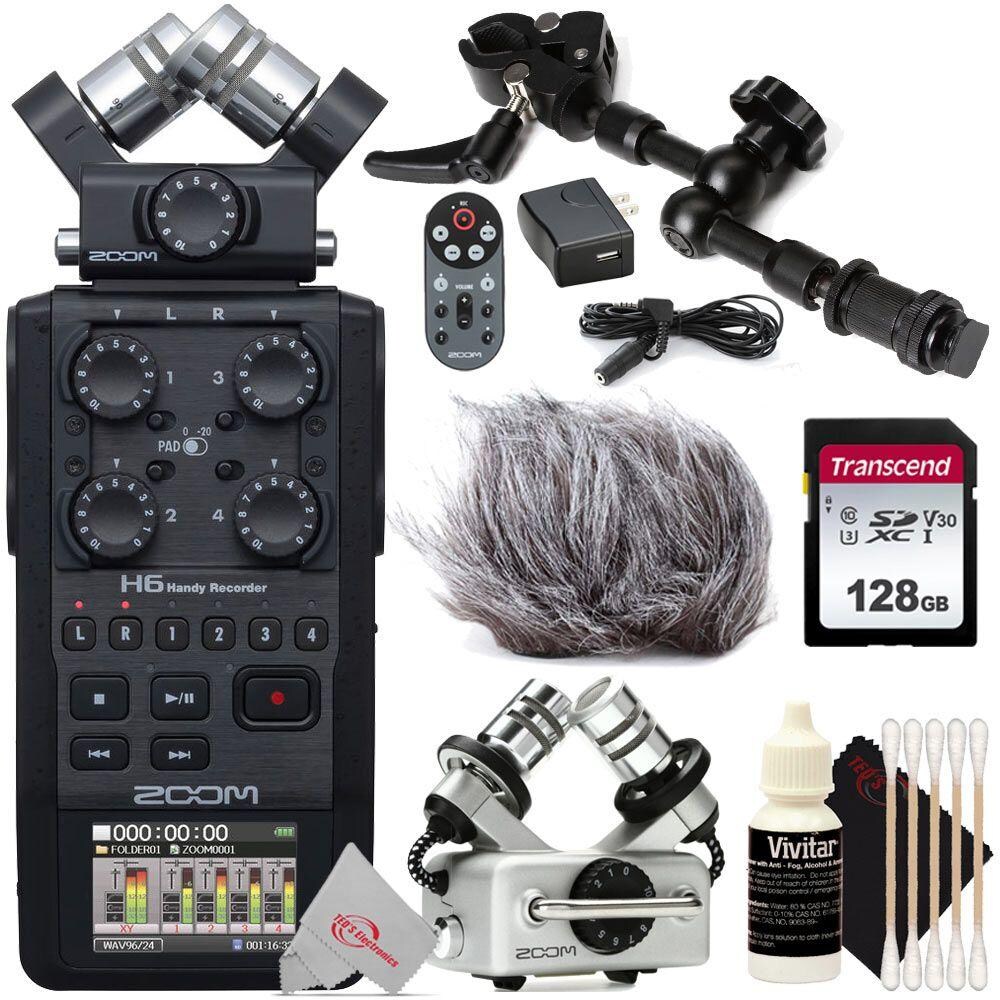 Amazon.com: Zoom H6 All Black 6-Track Portable Recorder