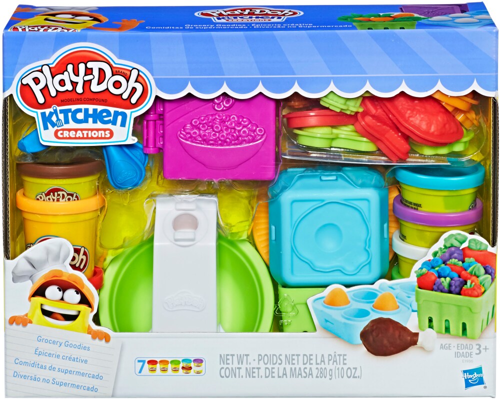 play doh kitchen creations grocery goodies