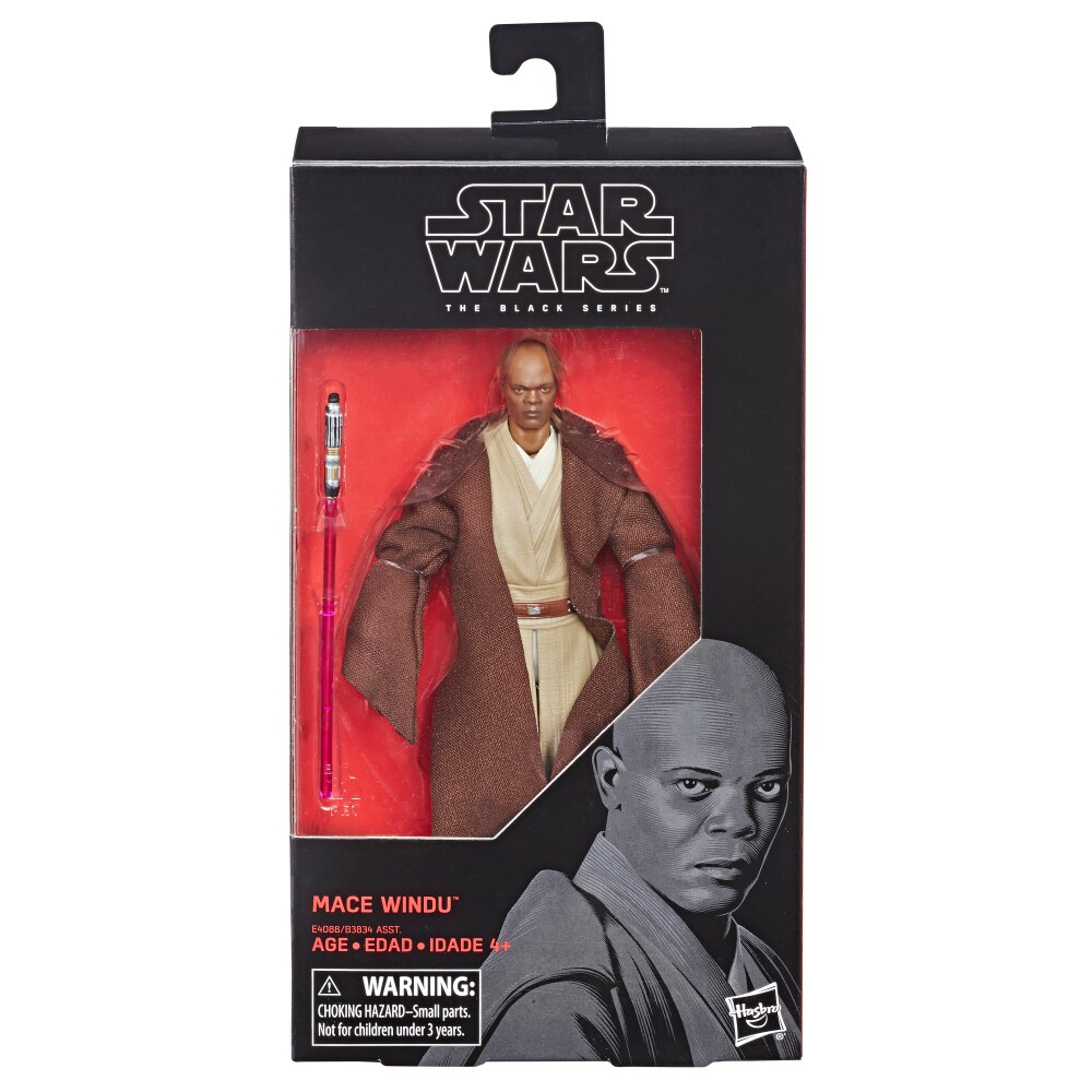 hasbro black series lightsaber mace windu