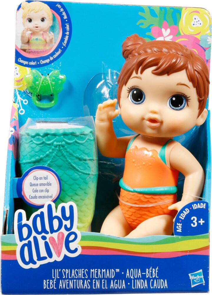 baby alive doll brown hair