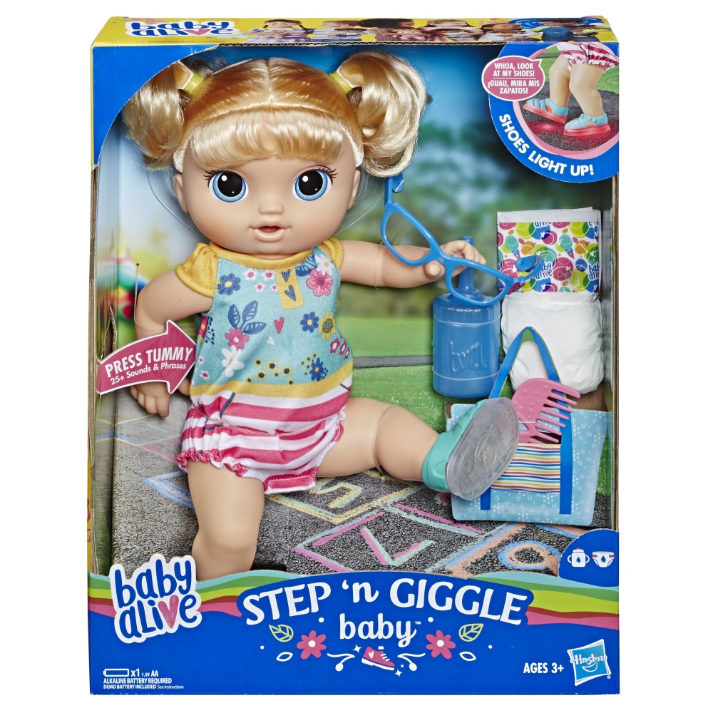baby alive plays and giggles
