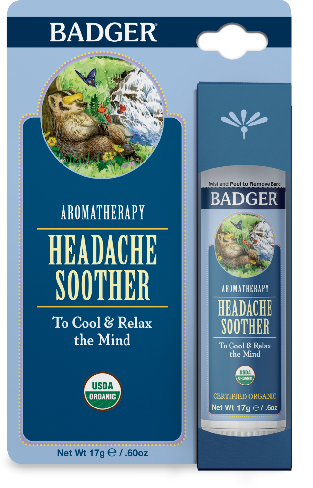 Badger Aromatherapy Headache Soother 0 6 Oz Food 4 Less