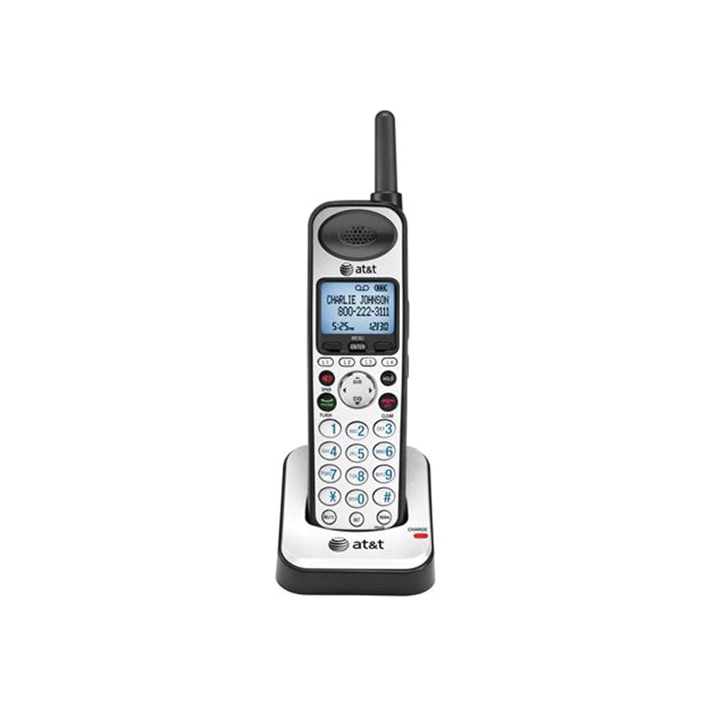 AT&T 4-line Accessory Handset - Black, Silver
