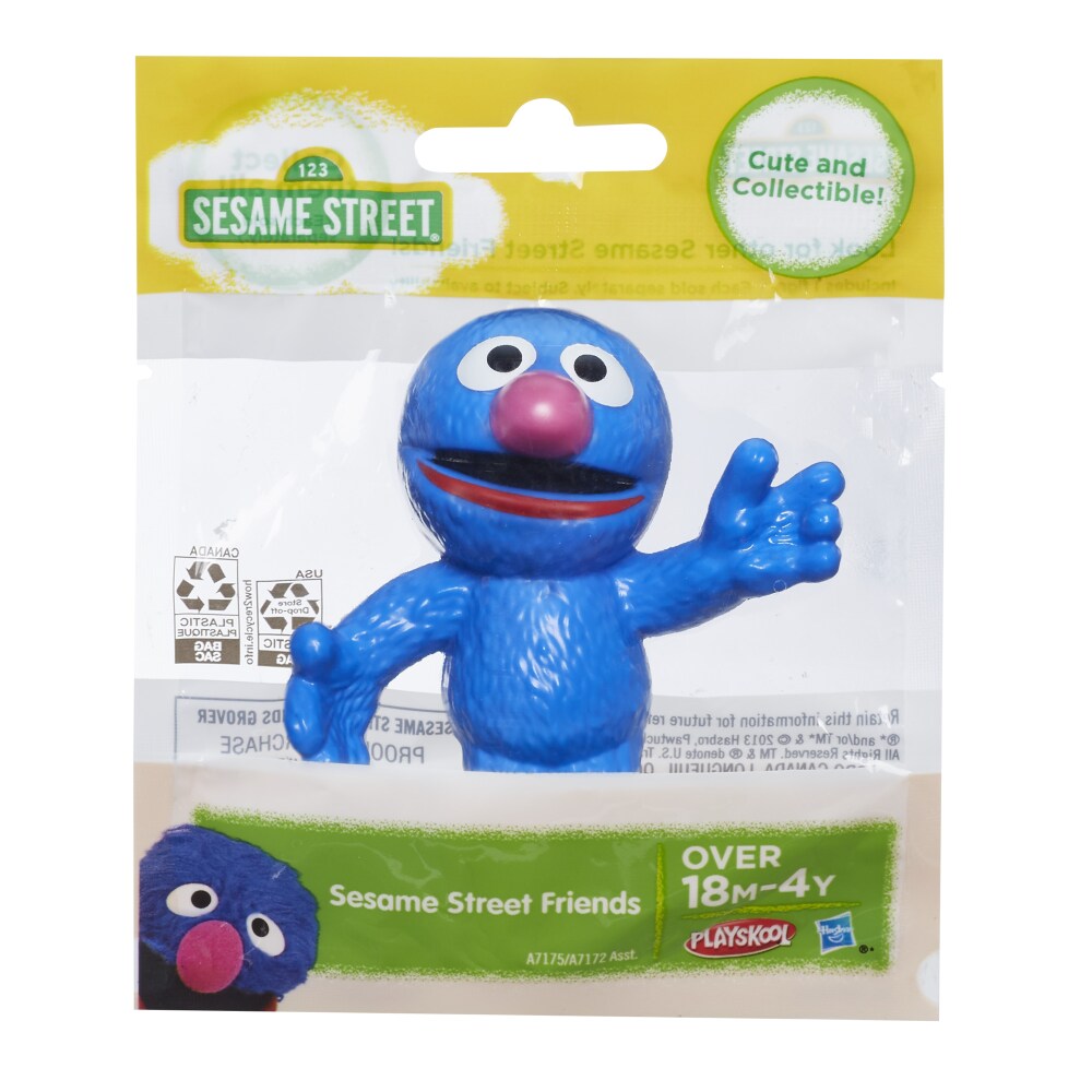 Foods Co Playskool Sesame Street Grover Figure 1 Ct