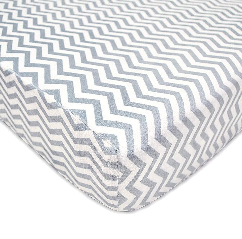 chenille crib sheet
