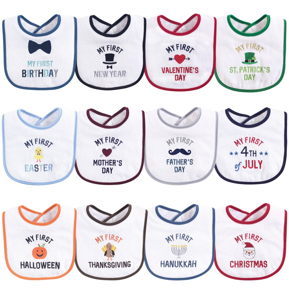 hudson baby holiday bibs