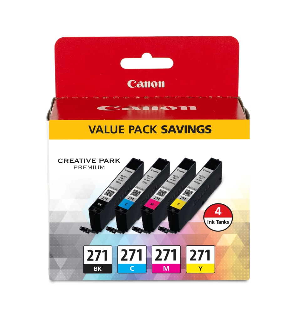 0390C005 (CLI-271) Ink, Black/Cyan/Magenta/Yellow