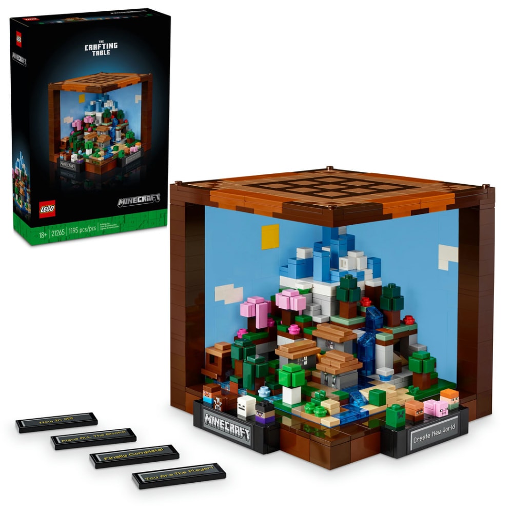 LEGO® Minecraft The Crafting Table Build and Display Set for Adults 21265, 1195 pc - City Market LEGO® Minecraft The Crafting Table Build and Display Set for Adults 21265, 1195 pc - City Market