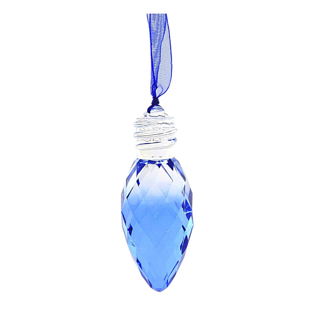 Holiday Ornament Facet Christmas Bulb Ornament Light