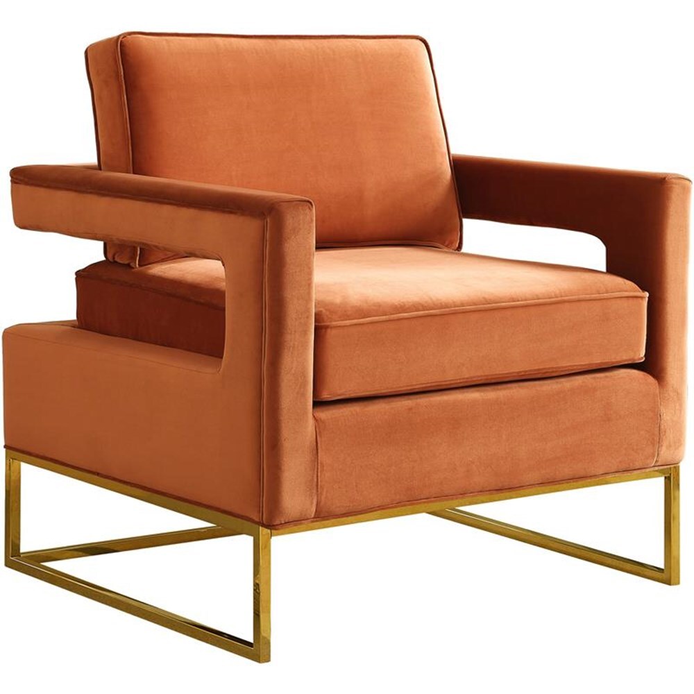 Meridian Furniture Noah Velvet Accent Chair Meridian Furniture Noah Velvet Accent Chair