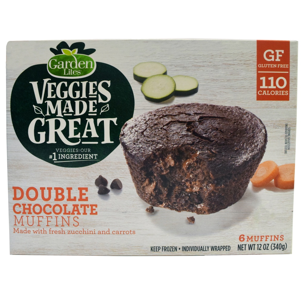 Kroger Garden Lites Double Chocolate Muffins 6 Ct