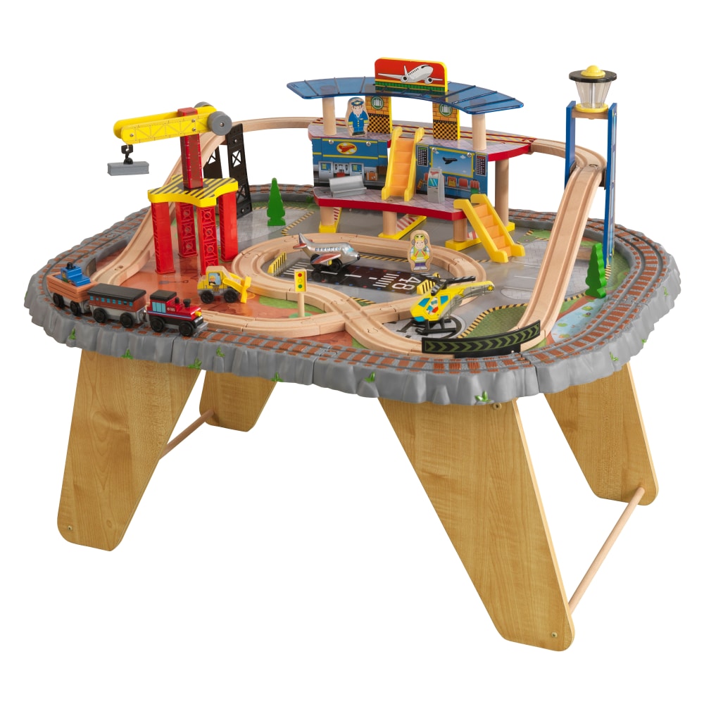 kidkraft railway express train set & table