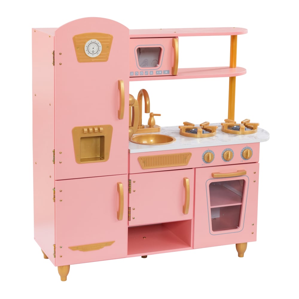 kidkraft pink corner kitchen