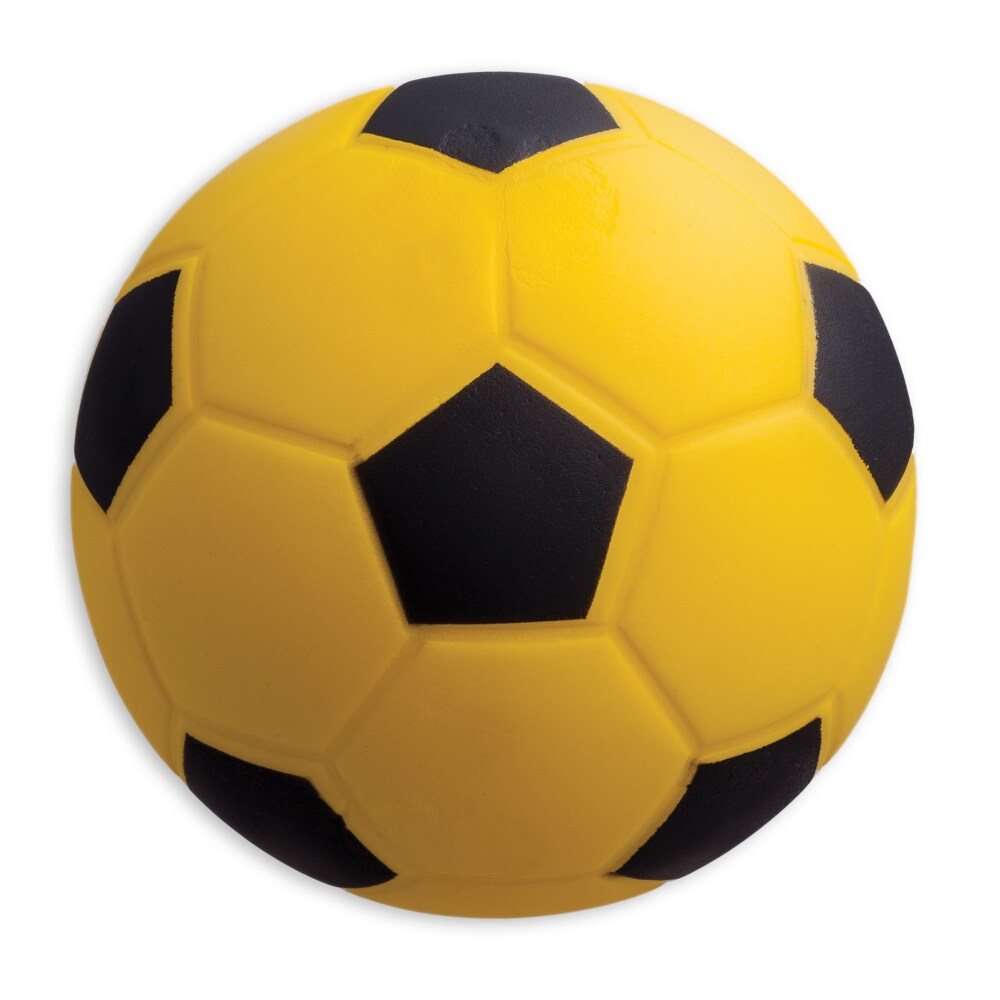 Coated Foam Sport Ball, For Soccer, Playground Size, Yellow Coated Foam Sport Ball, For Soccer, Playground Size, Yellow