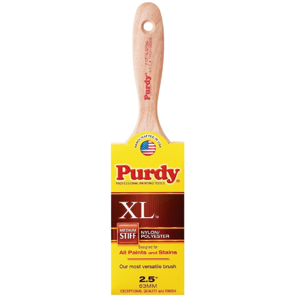 Purdy XL Sprig Nylon- Polyester Blend Flat 2-in Paint Brush