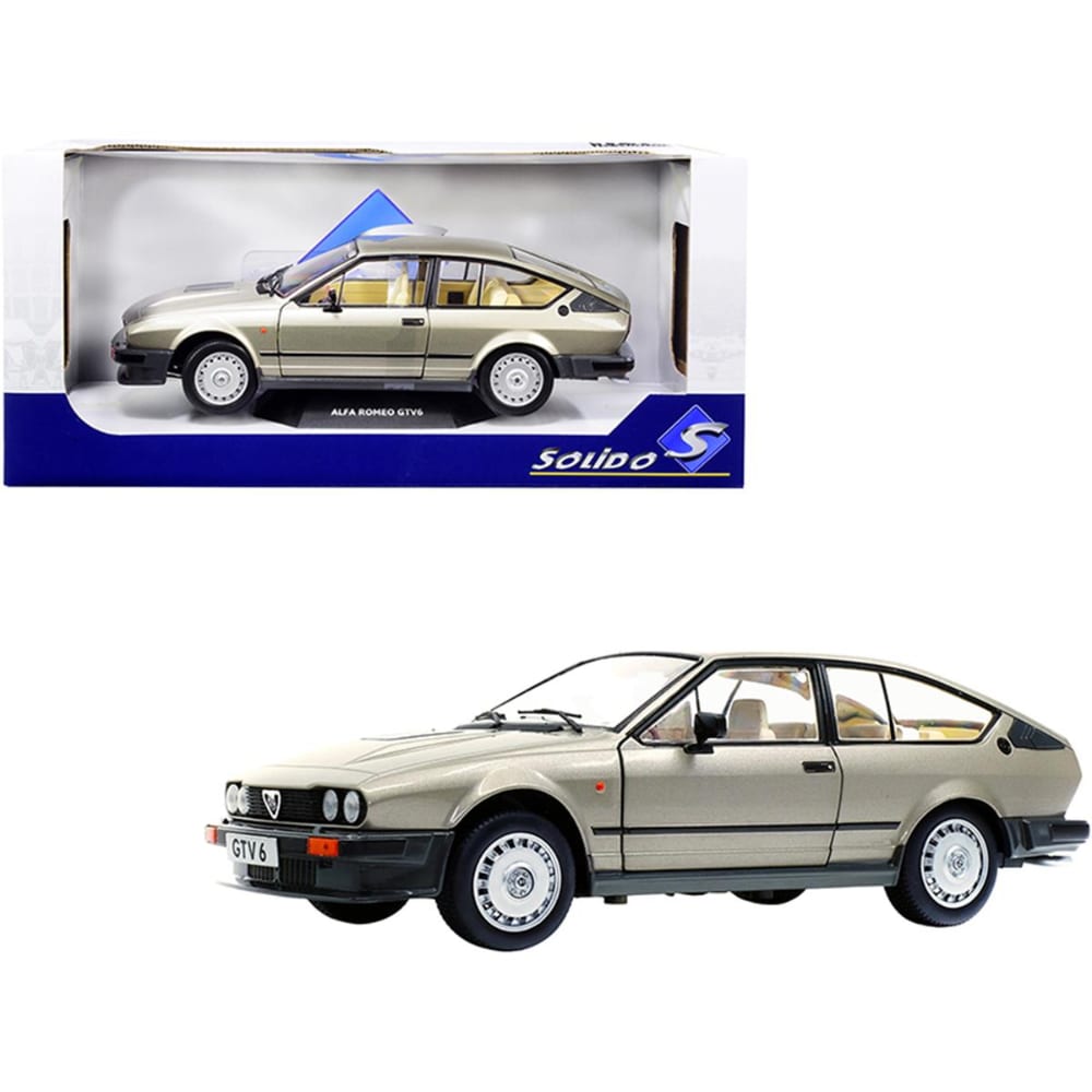 ALFA ROMEO GTV6 - BLACK - 1984 - Solido