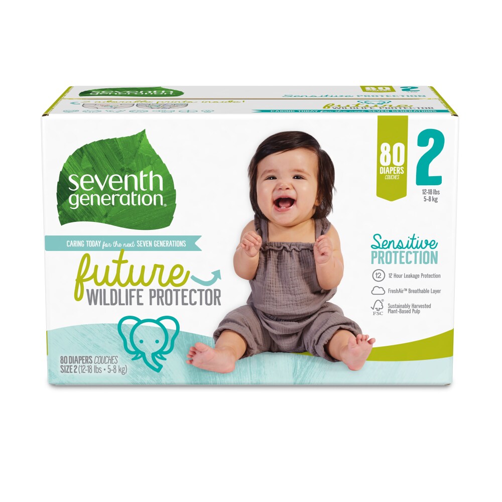 seventh generation overnight diapers size 3