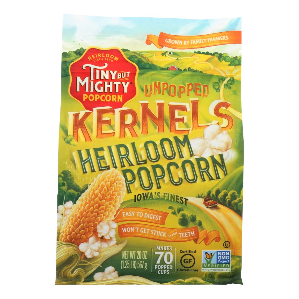 Tiny But Mighty Unpopped Kernels Heirloom Popcorn, 8 ct / 20