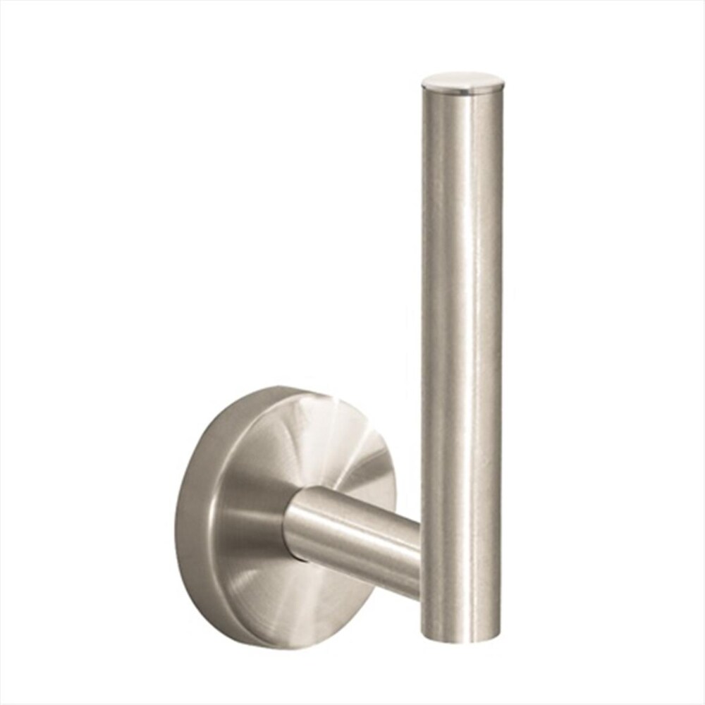 S/E Single-Post Toilet Paper Holder in Brushed Nickel S/E Single-Post Toilet Paper Holder in Brushed Nickel