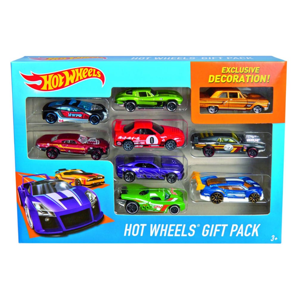 hot wheels gift pack 9 cars