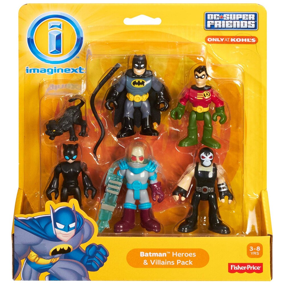 list of imaginext dc super friends