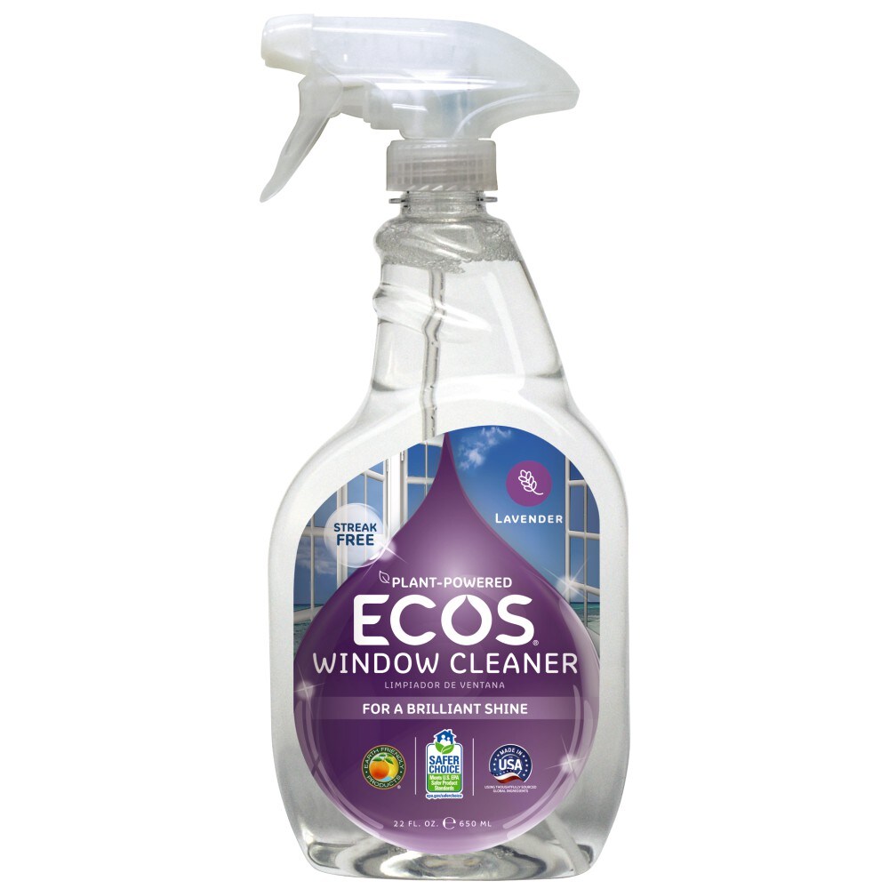 Earth Friendly Ecos Glass Surface Cleaner Lavender 22 Fl Oz Fry S Food Stores
