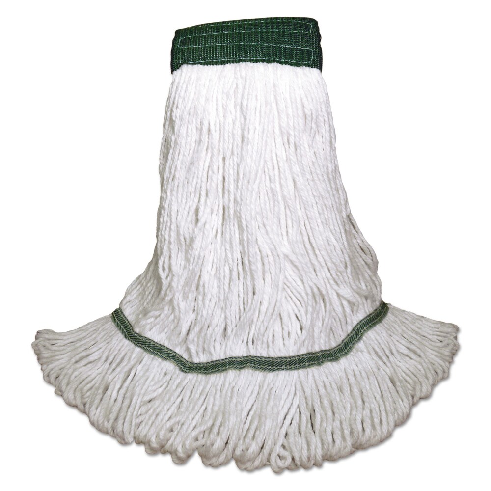 Loop End Rayon Mop Head, Rayon, Medium, 14 oz, White, Dozen Loop End Rayon Mop Head, Rayon, Medium, 14 oz, White, Dozen