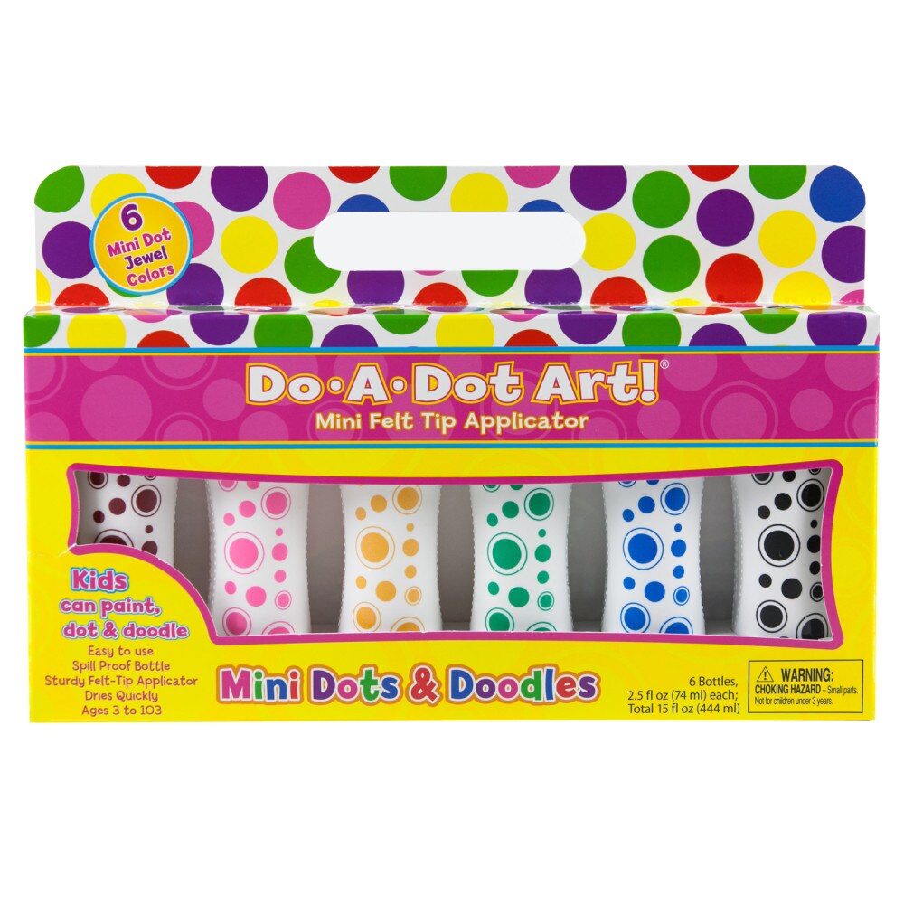 Do-a-Dot Art Art Mini Dots & Doodles Jewel Colors Do-a-Dot Art Art Mini Dots & Doodles Jewel Colors