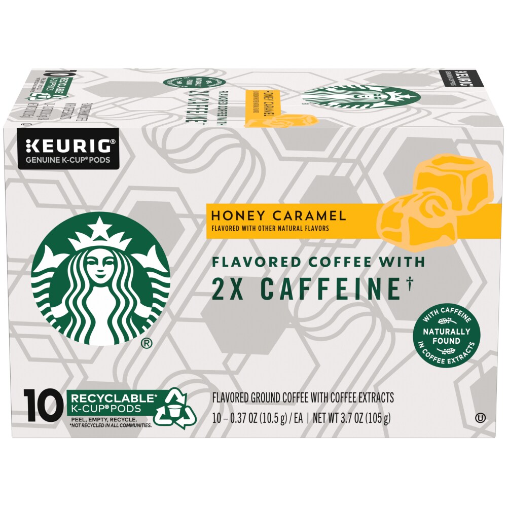 Starbucks Plus Honey Caramel Flavored Coffee K Cup Pods 10 Ct Fry S Food Stores