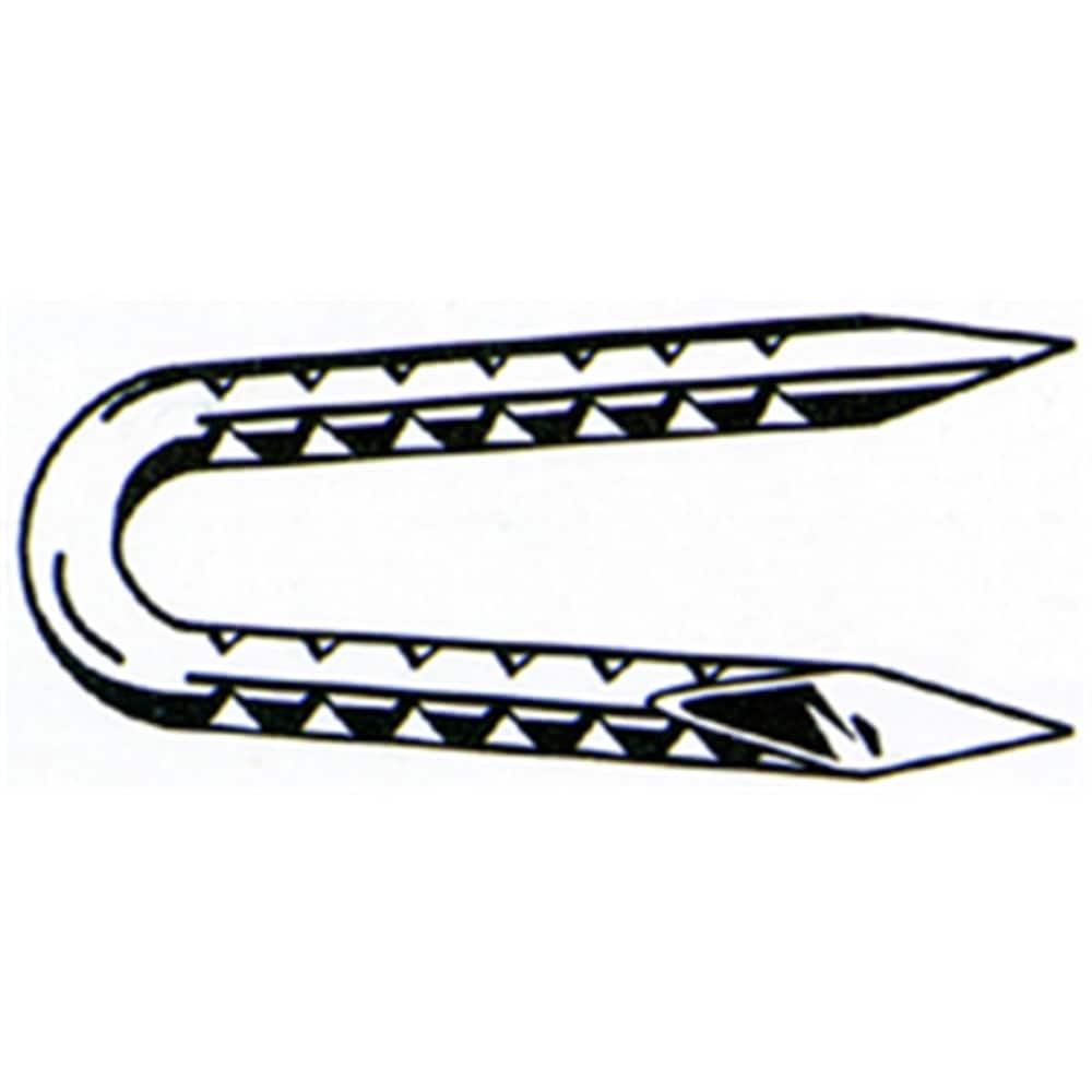 Grip-Rite 1/4 in. W X 1-1/4 in. L Hot-Dipped Galvanized Steel Fence Staples 9 Ga. 4350 pk 50 lb Grip-Rite 1/4 in. W X 1-1/4 in. L Hot-Dipped Galvanized Steel Fence Staples 9 Ga. 4350 pk 50 lb