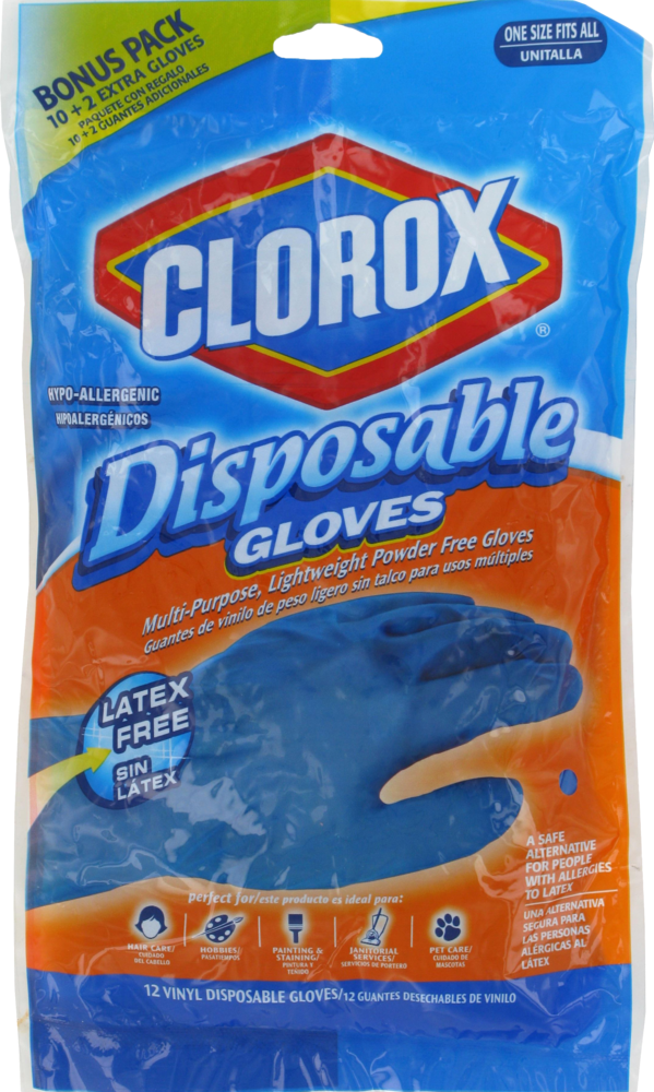 clorox disposable gloves 50 pack